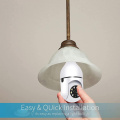 Visão noturna de segurança em casa CCTV LED de vigilância PTZ 360 Lâmpada E27 Network Smart Bulb WiFi Câmera