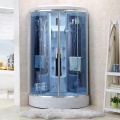 Cabine de douche en fibre de verre pour bain de vapeur autonome