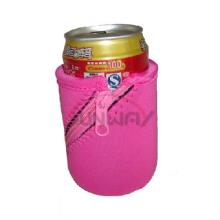 Neoprene Stubby titular, enfriador de cerveza, puede enfriador con cremallera (BC0037)