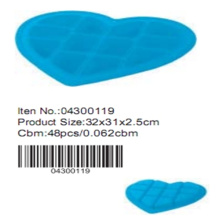 Heart shape silicone pop cake pan