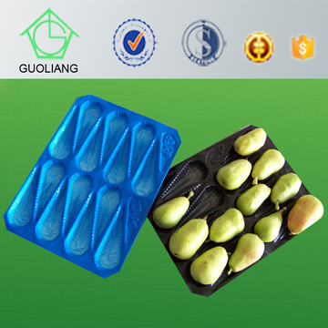 Frost Surface Moisture Proof Blister Process Type Fresh Pear Use PP Tray Blister Pack for Fruit with Exporting Standard