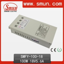 100W 18VDC 5.6A Regenschutz Schaltnetzteil (SMFY-100-18) mit IP40