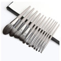 12 Pieces Professional Grey Cone Makeup Brush Set