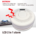 Amazon Standalone smoke & co alarm with Number Display Battery Powered carbon monoxide and smoke detector chamber combination