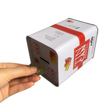 European Welcomed Metal Coin Box for Money Packaging Box