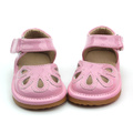 Mix Colors Pink Kids PU Couro Sapatos Squeaky