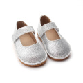 Silver Toddler Wholesale Squeaky Shoes