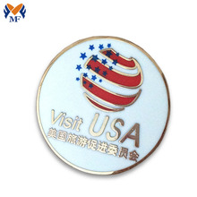 Badge de voyage de bouton de broche de jack de l&#39;Union Metal Metal