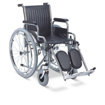 Fauteuil roulant en acier pliable pratique à la maison de l&#39;hôpital