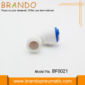 Plastic Quick Connect Pneumatic Tube Fittings