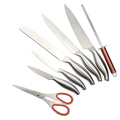 8pcs stainless steel kitchen utility knife