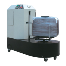 Machine de conditionnement pneumatique à bagage transparente à bagage