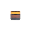 Premium Face Cream Container Amber Glass Cosmetic Jar