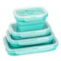 Stackable Food Storage Silicone Lunch Box Food Container