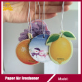 Black Ice Fragrance Hanging Paper Air Freshener for Car Home Office Use