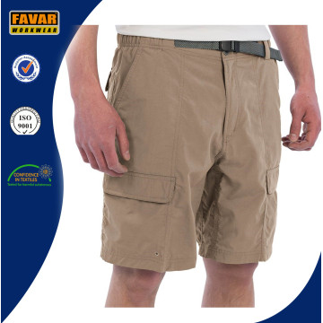 Shorts de sarja leve para homens