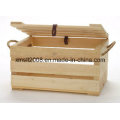 Small Crate with Lip and Rope Handle