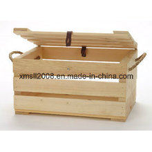 Small Crate with Lip and Rope Handle