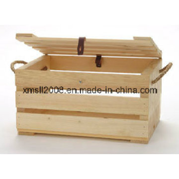 Small Crate with Lip and Rope Handle