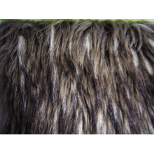 Tip-dyed Jacquard Fabric Faux Fur