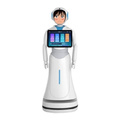 Robot Saying Welcome Advanced Humanoid Imitation Robot