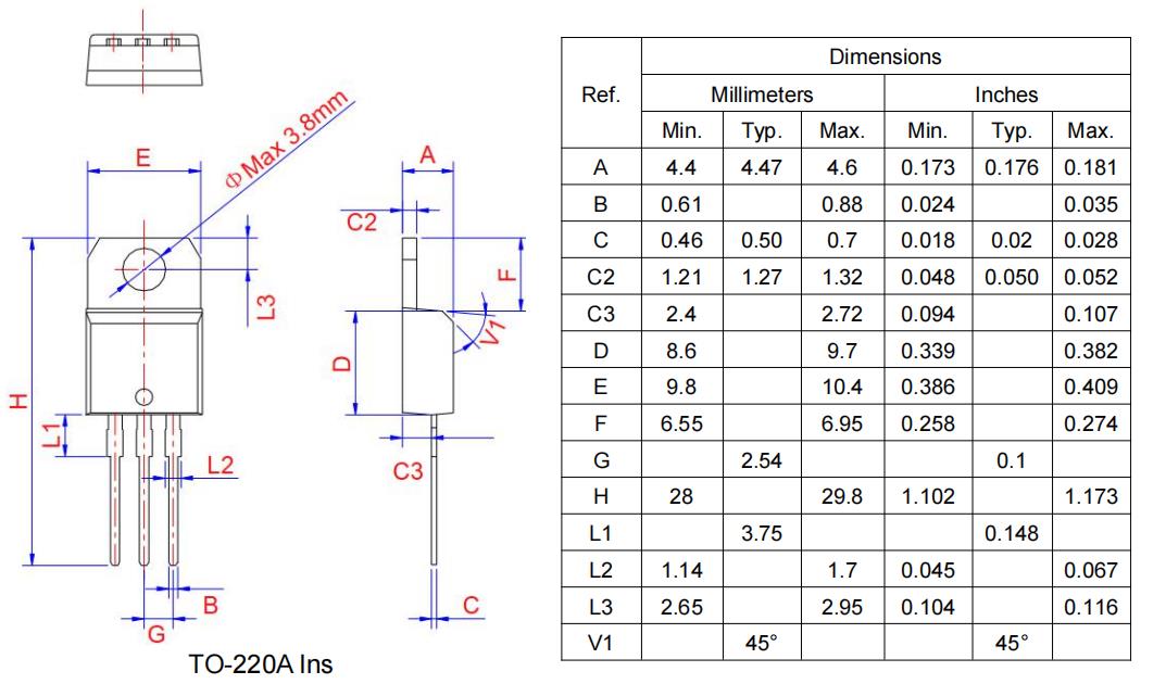 TO-220A Ins TO-220A Ins