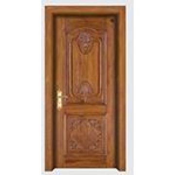 Modèle de porte en bois d&#39;intérieur de style européen