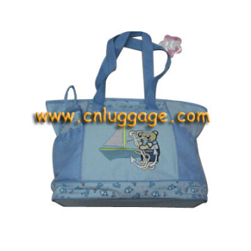 Moda bolso de la momia azul