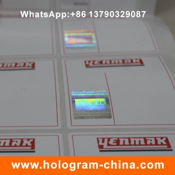 Anti-Counterfeiting Security Hot Stamped Hologram Sticker