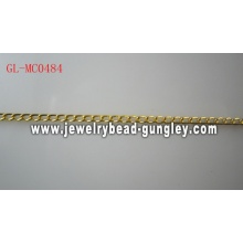 Shiny Gold Plate color jewelry chain