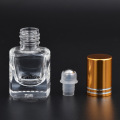 10ml Roll on Square Bottle with Metallized Colored Cap