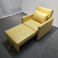 Canapé-lit en cuir à économie d&#39;espace pliable