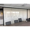 Non-adhesive white color privacy glass