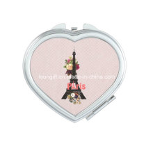 Miroir de maquillage de mariage moderne tour Eiffel romantique