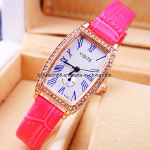 Custom Crystal Leather Band Watches for Ladies