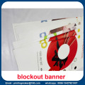 18 oz Double Sided PVC Blockout Banner