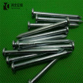 Hardened steel magnetic black concrete nails