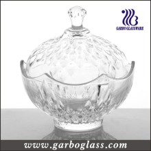 Glass Candy Jar, Storage Candy Pot (GB1826YM)