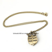 Promotion Kids Collier Pendentif Montre avec animal de hibou