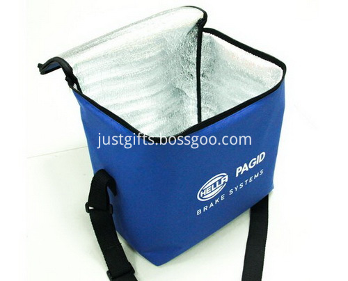 Promotional Non Woven Cooler Bags Zipper Closure - 6 Can (2)
