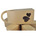 Kraft Paper Clear Window Die Cut Paper Bag