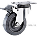 Stainless Steel Series - TPR Caster (Flat Rim)