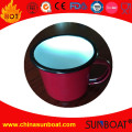 Carbon Steel Porcelain Enamel Mug/Tea Cup with Roll Rim