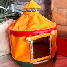 Pastel de lienzo impermeable personalizado yurta