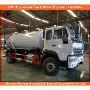 Heavy Duty 8cbm HOWO 4*2 Sewage Suction Trucks