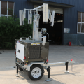 Diesel light tower for emergency lighting