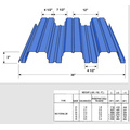 Profilierte Stahl-Boden-Decking-Platten-Fertigungsstraße