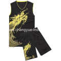 designed polyester material for basketball jersey with cool and dry fit