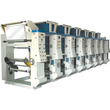 Package Material Roll Printing Machine with Doctor Blade