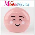 Nuevos Productos Cute Smile Face Diseñado Ceramic Piggy Bank